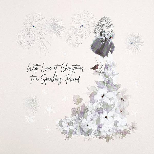 With Love at Christmas To a Sparkling Friend