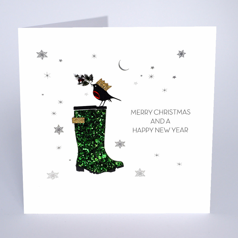 Merry Christmas & A Happy New Year (Wellies)
