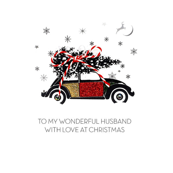 To My Wonderful Husband With Love At Christmas