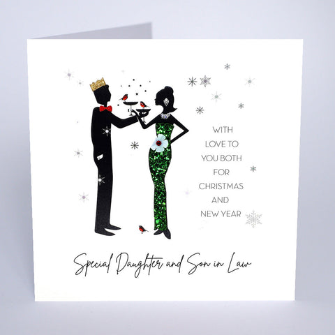 With Love for Christmas and New Year Daughter and Son-in-Law