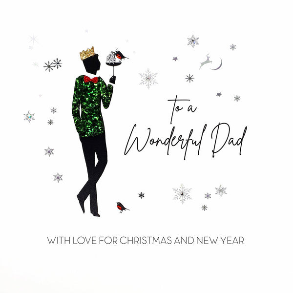 To a Wonderful Dad With Love for Christmas and New Year