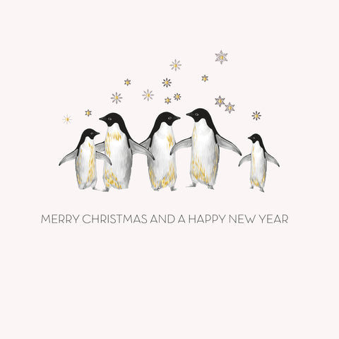 Merry Christmas and a Happy New Year (Penguins)