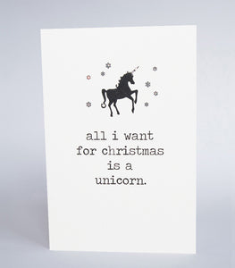 All I Want for Christmas is a Unicorn