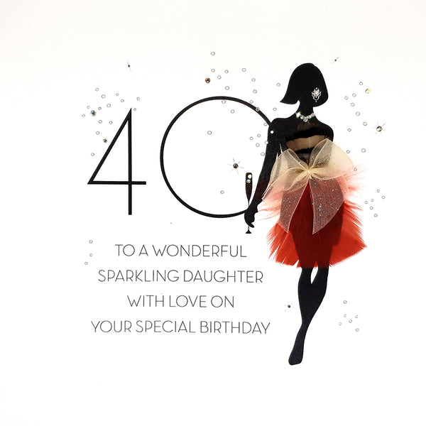 40 To a Wonderful Sparkling Daughter