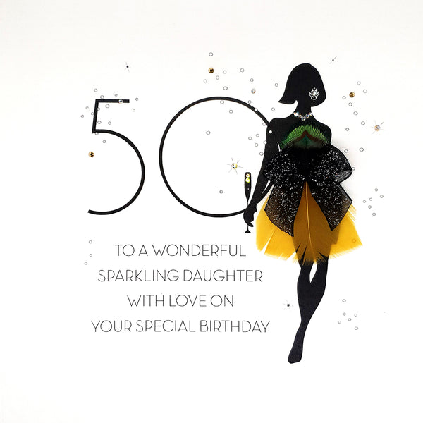 50 To a Wonderful Sparkling Daughter