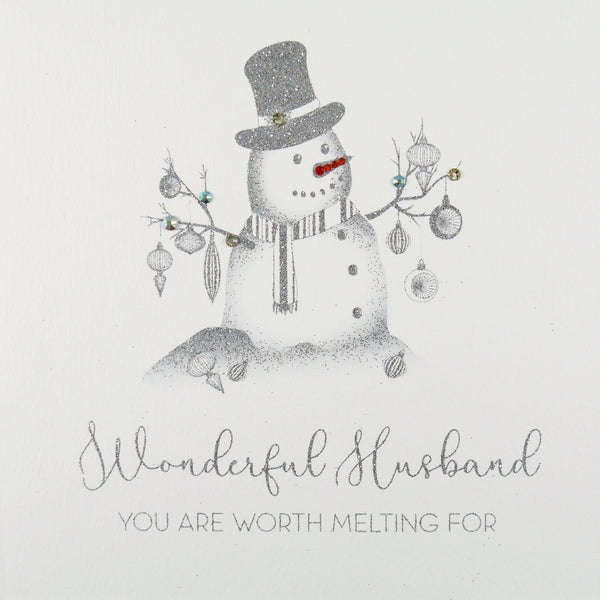 Wonderful Husband, You Are Worth Melting For (Snowman)