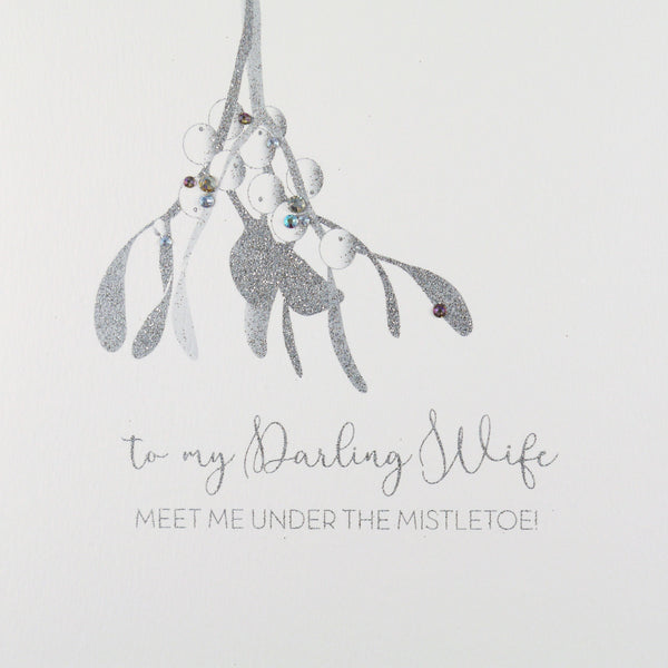 To My Darling Wife, Meet Me Under The Mistletoe!