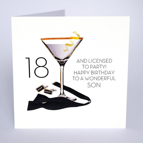 18 and Licensed to Party - To a Wonderful Son
