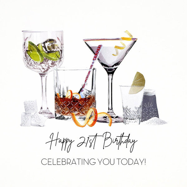 Happy 21st Birthday - Celebrating You Today