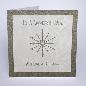 To a Wonderful Mum With Love at Christmas (Star)