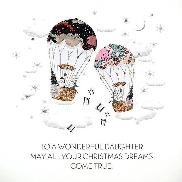 To a Wonderful Daughter May All Your Christmas Dreams Come True