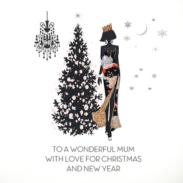 To a Wonderful Mum With Love for Christmas and New Year
