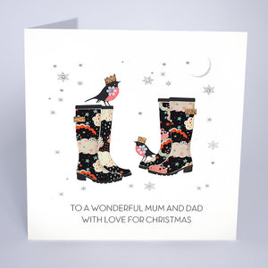 To a Wonderful Mum and Dad With Love for Christmas