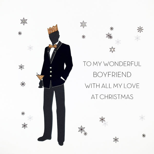 To My Wonderful Boyfriend With All My Love at Christmas