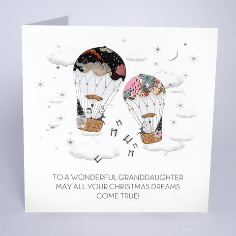 To a Wonderful Granddaughter May All Your Christmas Dreams Come True
