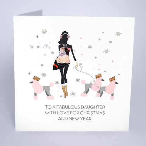 To a Fabulous Daughter With Love for Christmas and New Year