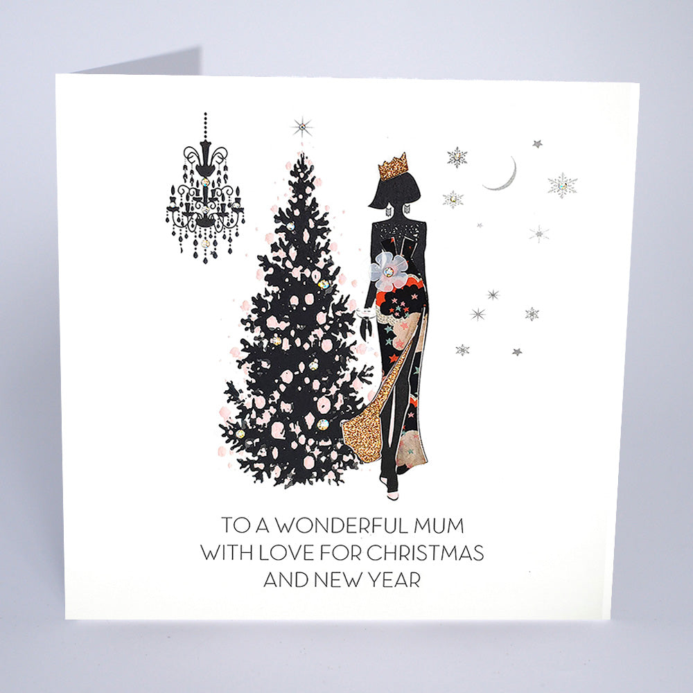 To a Wonderful Mum With Love for Christmas and New Year