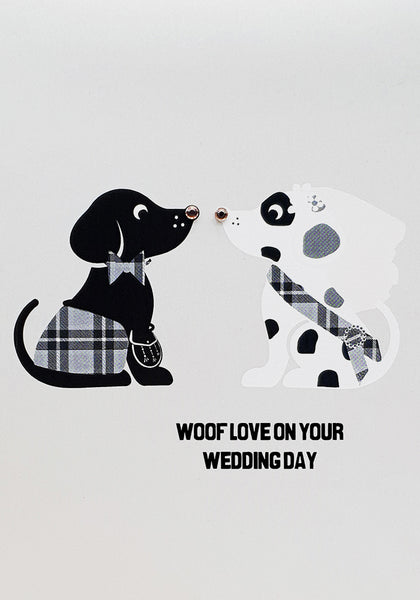 Woof love on Your Wedding Day (Scottish)