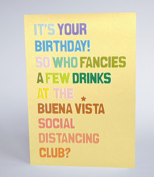 Buena Vista Social Distancing Club