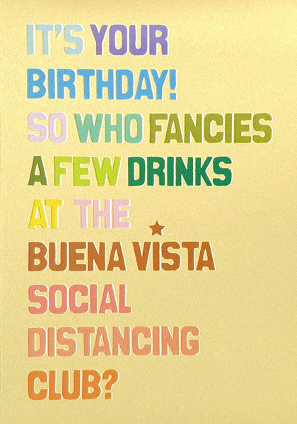 Buena Vista Social Distancing Club