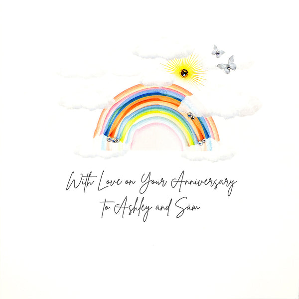 With Love on Your Anniversary (Rainbow)