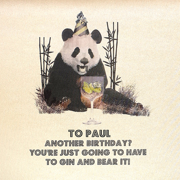 Another Birthday? Gin and Bear it!
