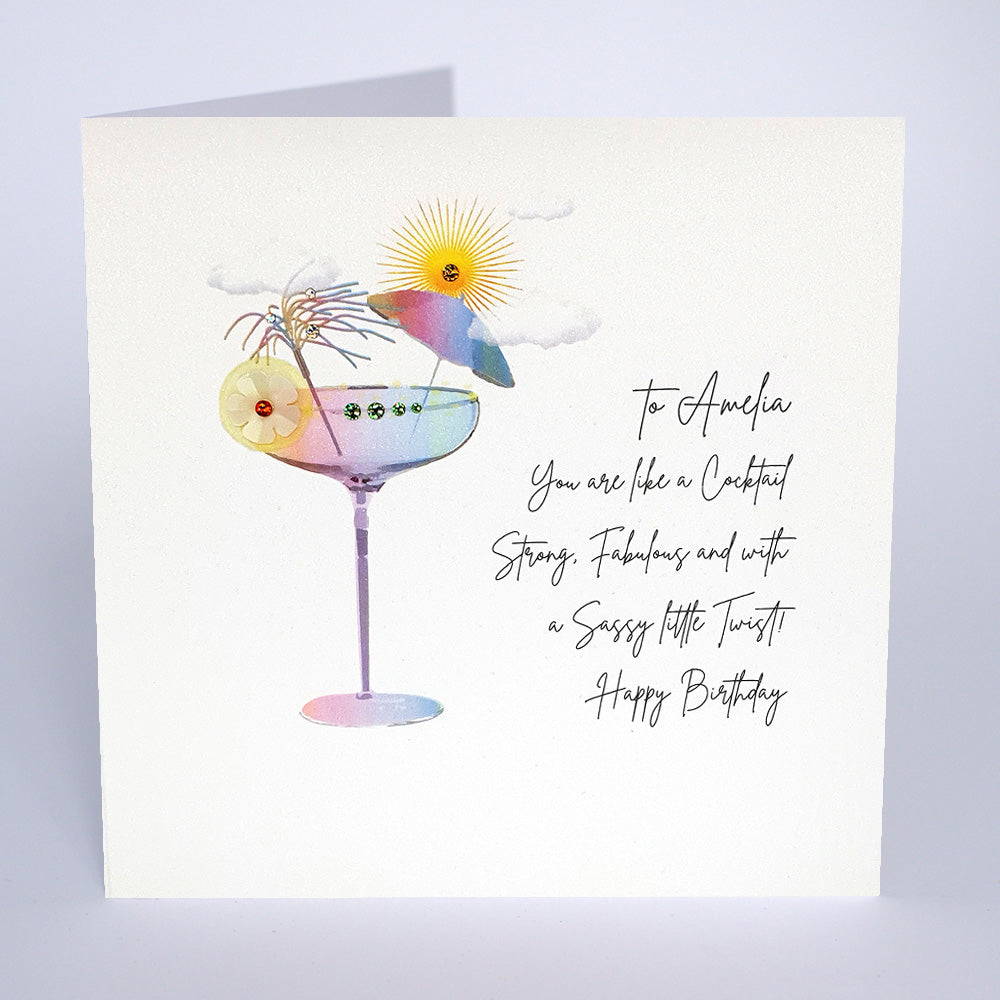 You are like a Cocktail…Happy Birthday