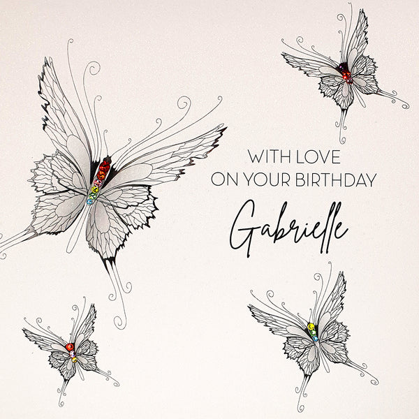 With Love on Your Birthday - Butterflies
