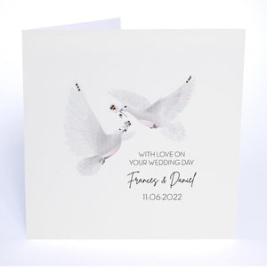 With Love on your Wedding Day - Doves