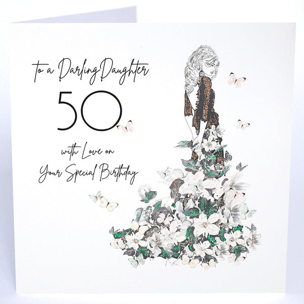 To a Darling Daughter 50 with Love on Your Special Birthday
