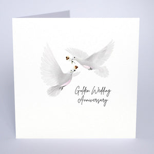 Golden Wedding Anniversary (Doves)