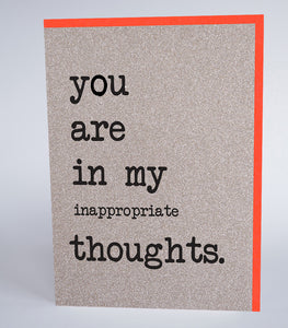 You Are In My Inappropriate Thoughts