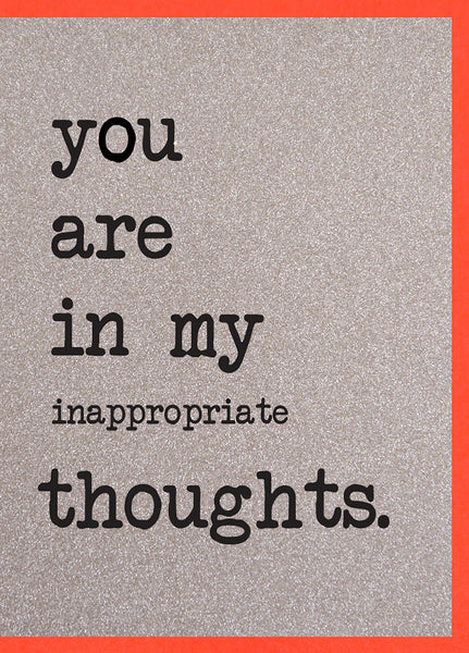 You Are In My Inappropriate Thoughts