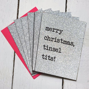 Merry Christmas Tinsel Tits