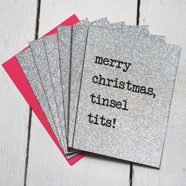 Merry Christmas Tinsel Tits