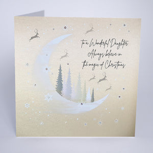 To a Wonderful Daughter Always Believe in the Magic of Christmas