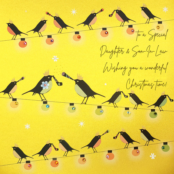 To Our Daughter and Son-in-Law Wishing You a Wonderful Christmas Time