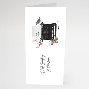 A Little Something for Christmas (Typewriter)