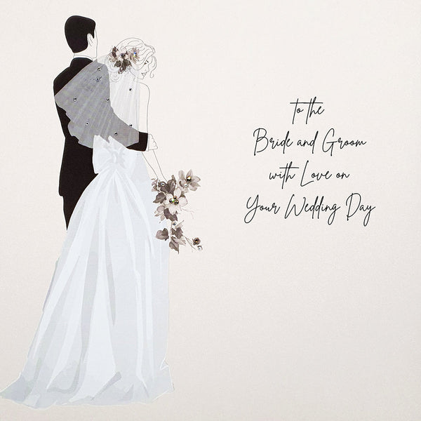 To the Bride and Groom with Love on Your Wedding Day