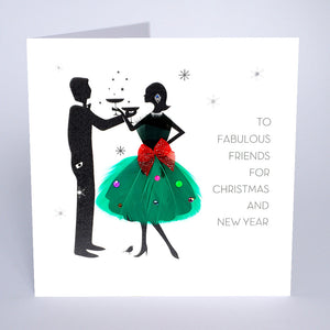 To Fabulous Friends For Christmas and New Year