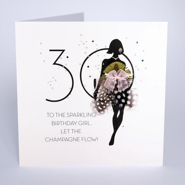 30 To The Sparkling Birthday Girl